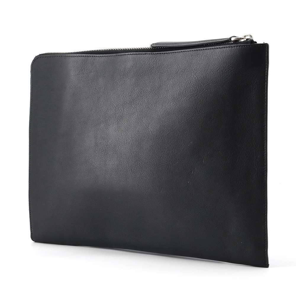 Fendi Bugs Monster Leather Python Clutch Bag Black - image 2